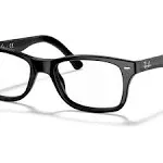 Ray Ban RB5228F Men&#039;s Black Frame Demo Lens Square Eyeglasses 55MM