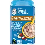 Gerber Baby Cereal Hearty Bits Multigrain Cereal Banana Apple Strawberry