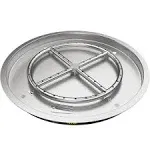 VEVOR Drop in Fire Pit Pan Gas Fire Pan Multi-size Fire Pit Pan Stainless Steel