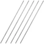 Uxcell 304 Stainless Steel Rod for DIY Model | Harfington, 150mm / 5pcs