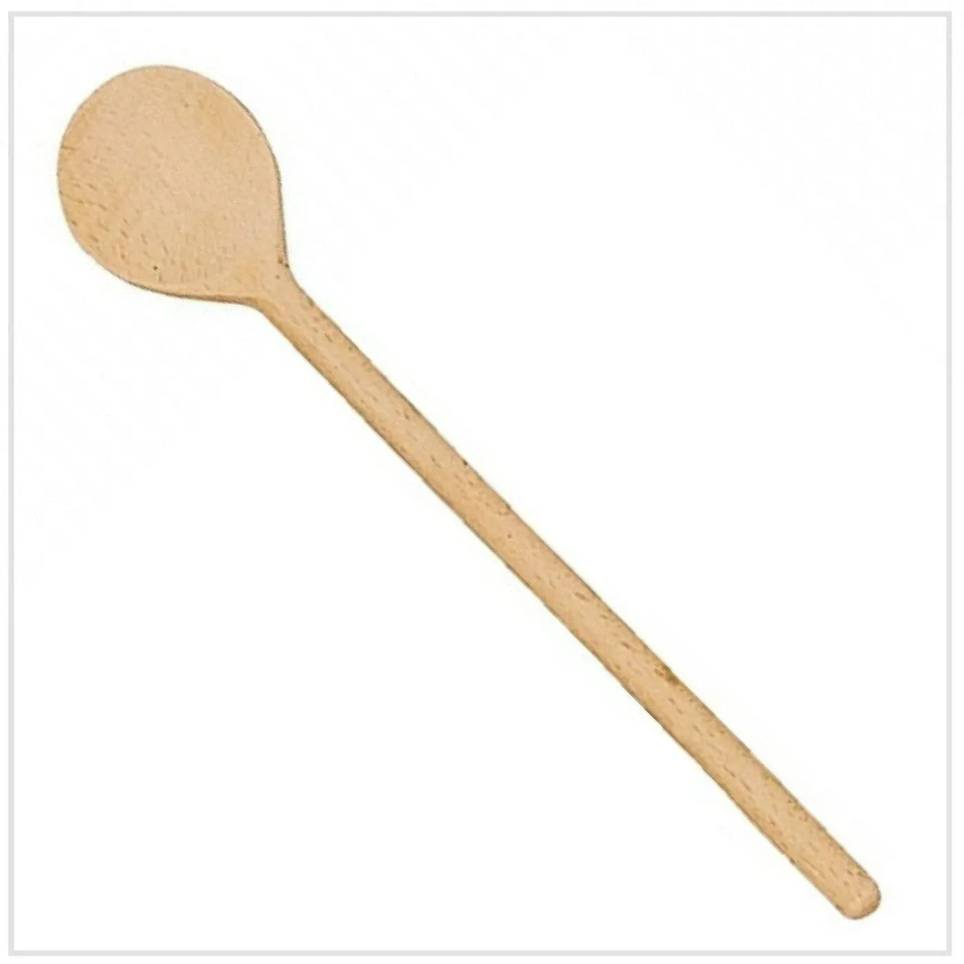 Redecker Untreated Beechwood Cooking Spoon, 12-1/2 Inches, Essential Utensil for ...