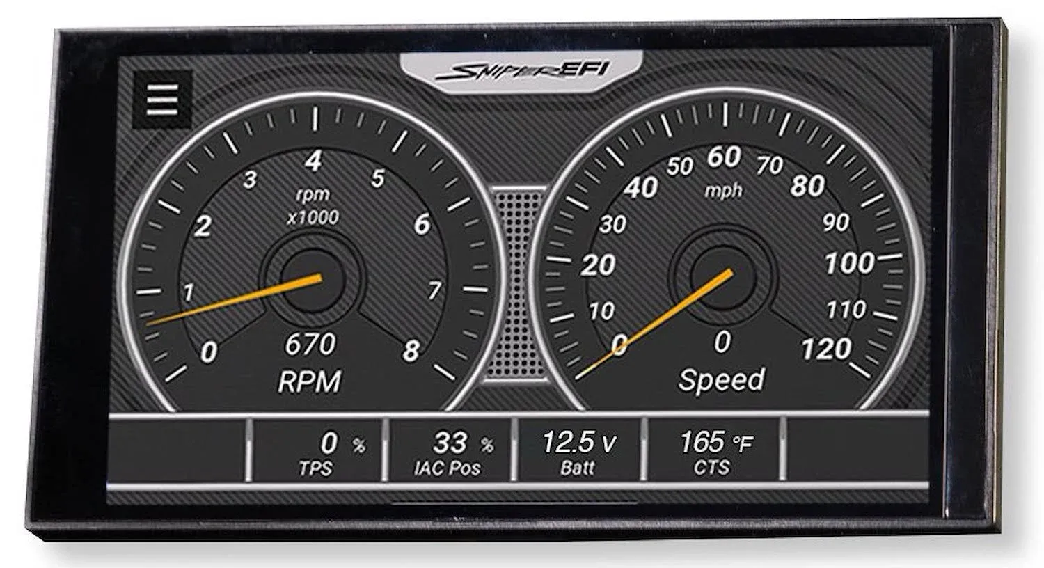 Holley 553-200 EFI 5 Inch Digital Dash With GPS Speedometer