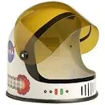 Aeromax As-Helmet Youth Astronaut Helmet, White/Yellow/Black, Age 3-10yrs