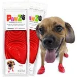 Pawz Rubber Dog Boots for Paws Up to 2 1/2", 24 Total (2 Packs of 12) - All-Weather Dog Booties for Hot Pavement, Snow, Mud, and Rain - Waterproof,