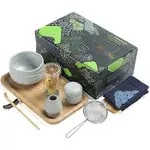 TEANAGOO Matcha Tea Set Japanese Tea Set Matcha Bowl Matcha Bamboo Whisk Scoo...