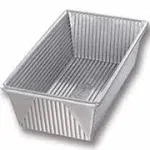 USA Pan Bakeware Aluminized Steel Loaf Pan, 5&#034;D x 10&#034;W x3&#034;H, 1.5 Pound FREE SHIP