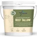 Stellar - Beef Tallow - 100% Grass-Fed & Finished - Good for Cooking, Baking and Frying - Food Grade - 2 LBS