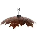 Woodlink Brushed Copper Oak Leaf Weather Shield COPLEAF18 - 18 in.