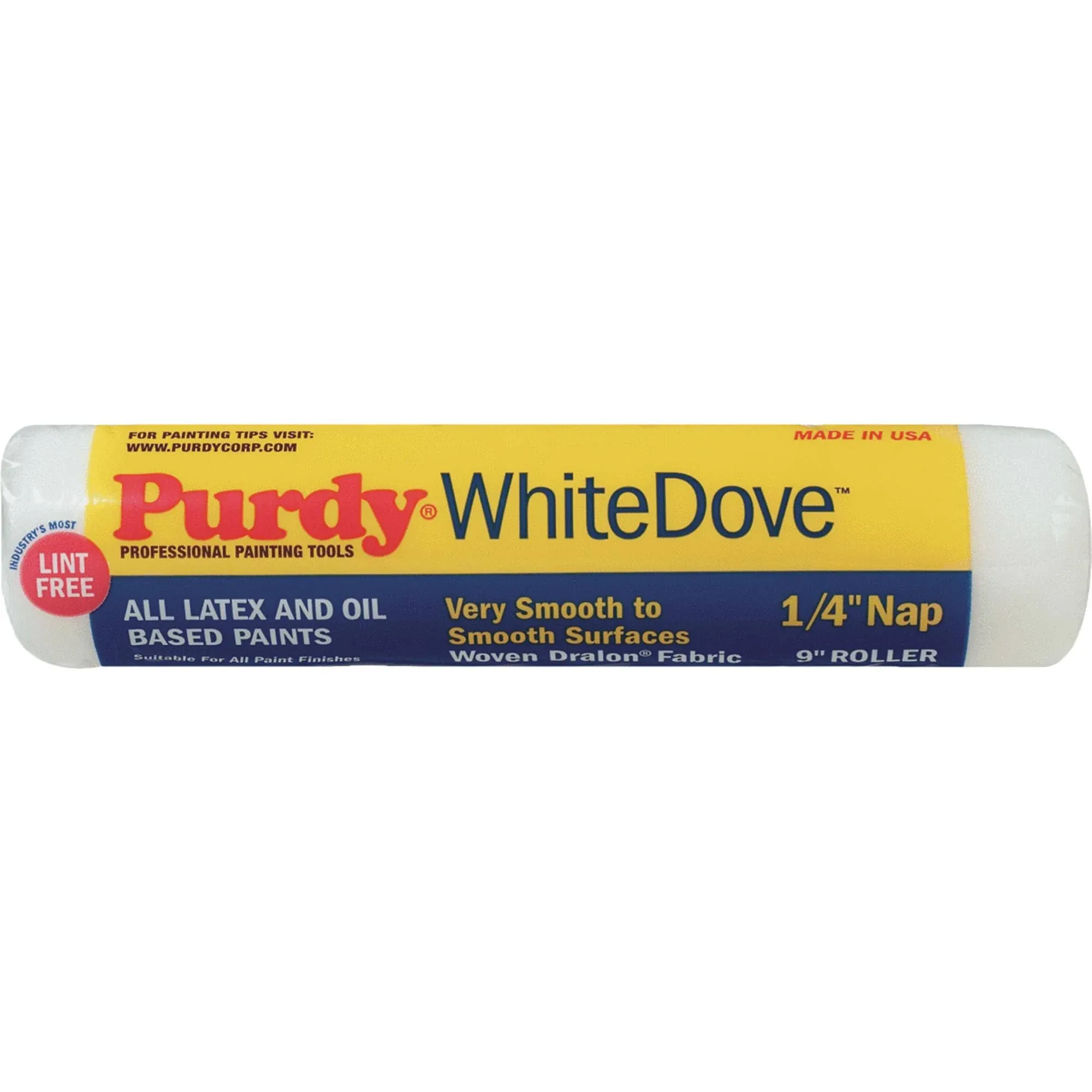 PURDY 9 X 1/4" White Dove Paint Roller Cover