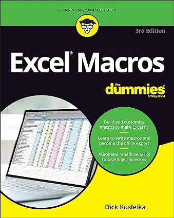 Excel Macros For Dummies [Book]