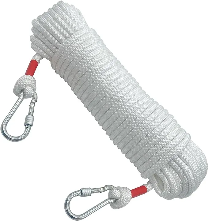 Rope Ratchet 3/8&#034; 100 ft Solid Braided Polypropylene Rope All Purpose Utility...