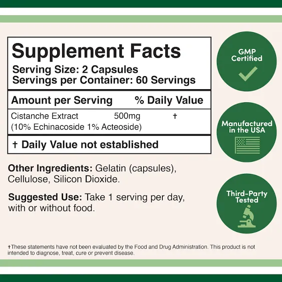 Cistanche Extract Supplement