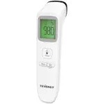 Tenergy Non-Contact Forehead Thermometer for Kids and Adults, Touchless Instant Result Infrared Thermometer, Digital Baby Thermometer with Fever Indicator for Whole Family, Batteries Included