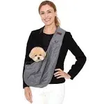 Retro Pug dog sling carrier for small and medium dogs