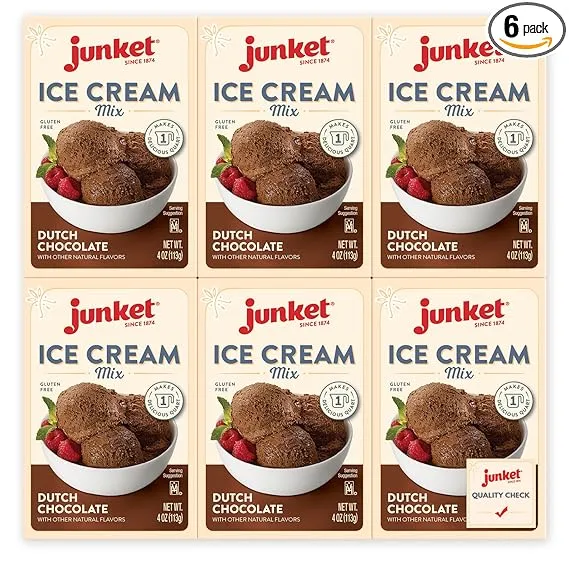 Junket Chocolate Ice Cream Mix Old Fashioned Homemade Starter (Pack of 6)  | eBay