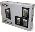 BCW - Interlocking Graded Card Frames - Black (4 pack)