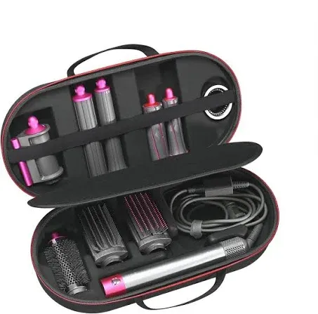 RLSOCO Hard Case for Dyson Airwrap/New Dyson Airwrap Multi Styler Complete & Complete Long HS05 HS01 HS08-Fits for 4pcs Long Barrels or Short Barrel