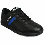 "ELITE Men's Black/Royal Basic Athletic Lace Up Bowling Shoes with Universal Sliding Soles for Right or Left Handed Bowlers"