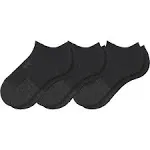 Under Armour Unisex Performance Tech 3-Pack No-Show Socks - Black, MD