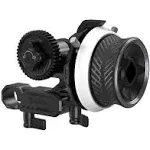 SmallRig Mini Follow Focus with A/B Stops & 15mm Rod Clamp and Snap-on Gear Ring Belt for DLSRs and Mirrorless Cameras, Fits Different Diameter Lenses Up to 114mm - 3010