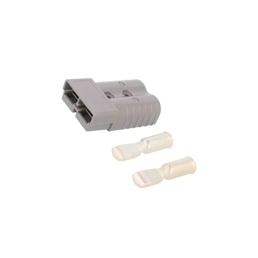 Anderson Power Products Rectangular Connector, 4/0 AWG, Grey, SB350 Series, 2 ...