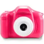 Vivitar Kidzcam Digital Camera for Kids with Rechargeable Battery and 2" Preview Screen, Pink