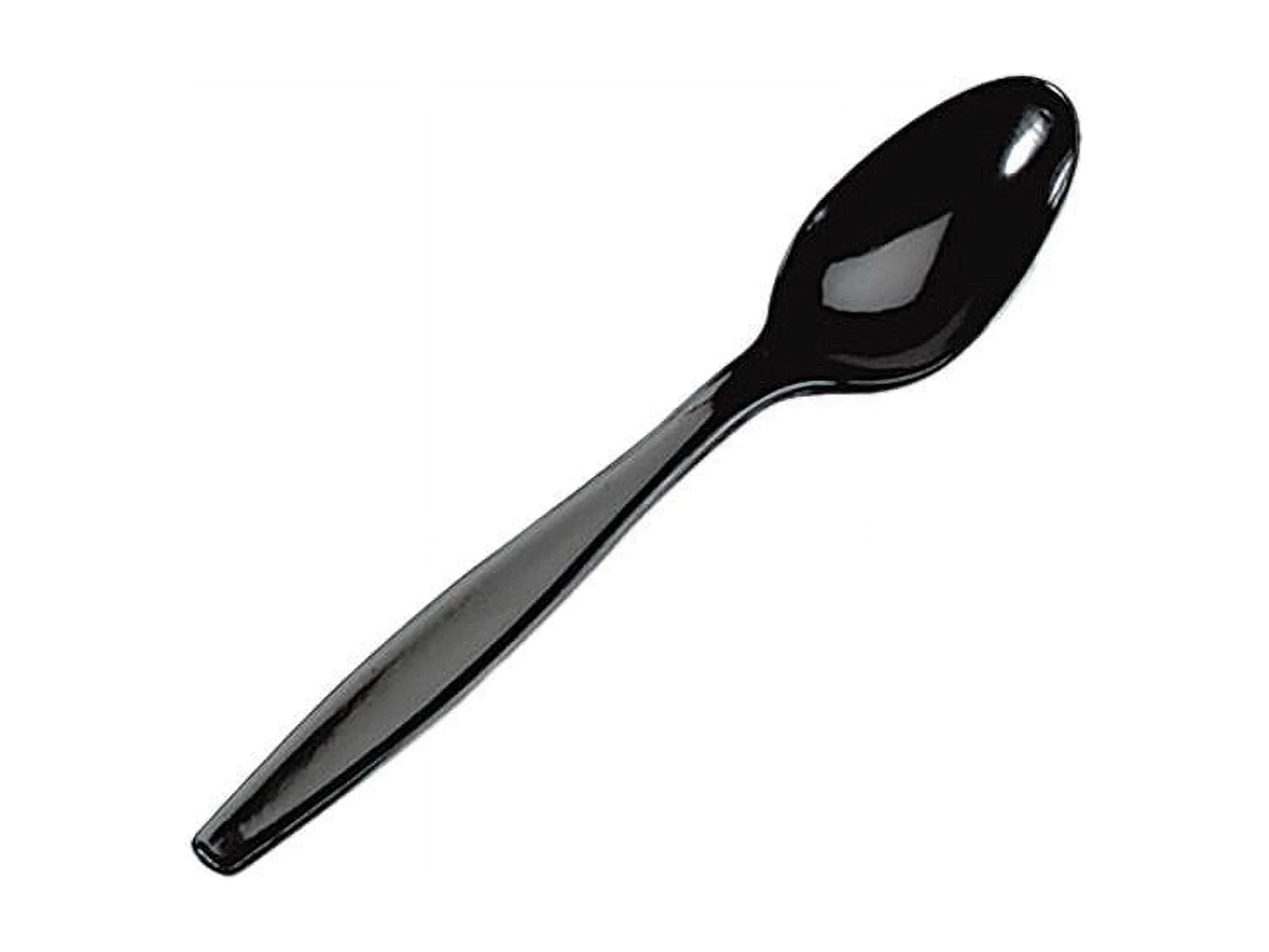 Dixie Ultra TH517 Plastic Cutlery, Heavyweight Teaspoons, Black, 1000/Carton