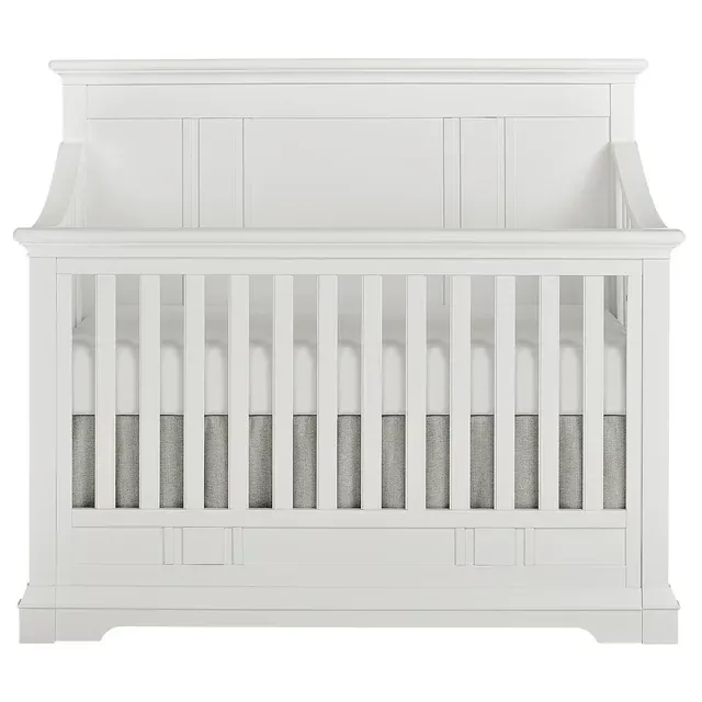 Evolur Parker 5 in 1 Convertible Crib (Winter White)