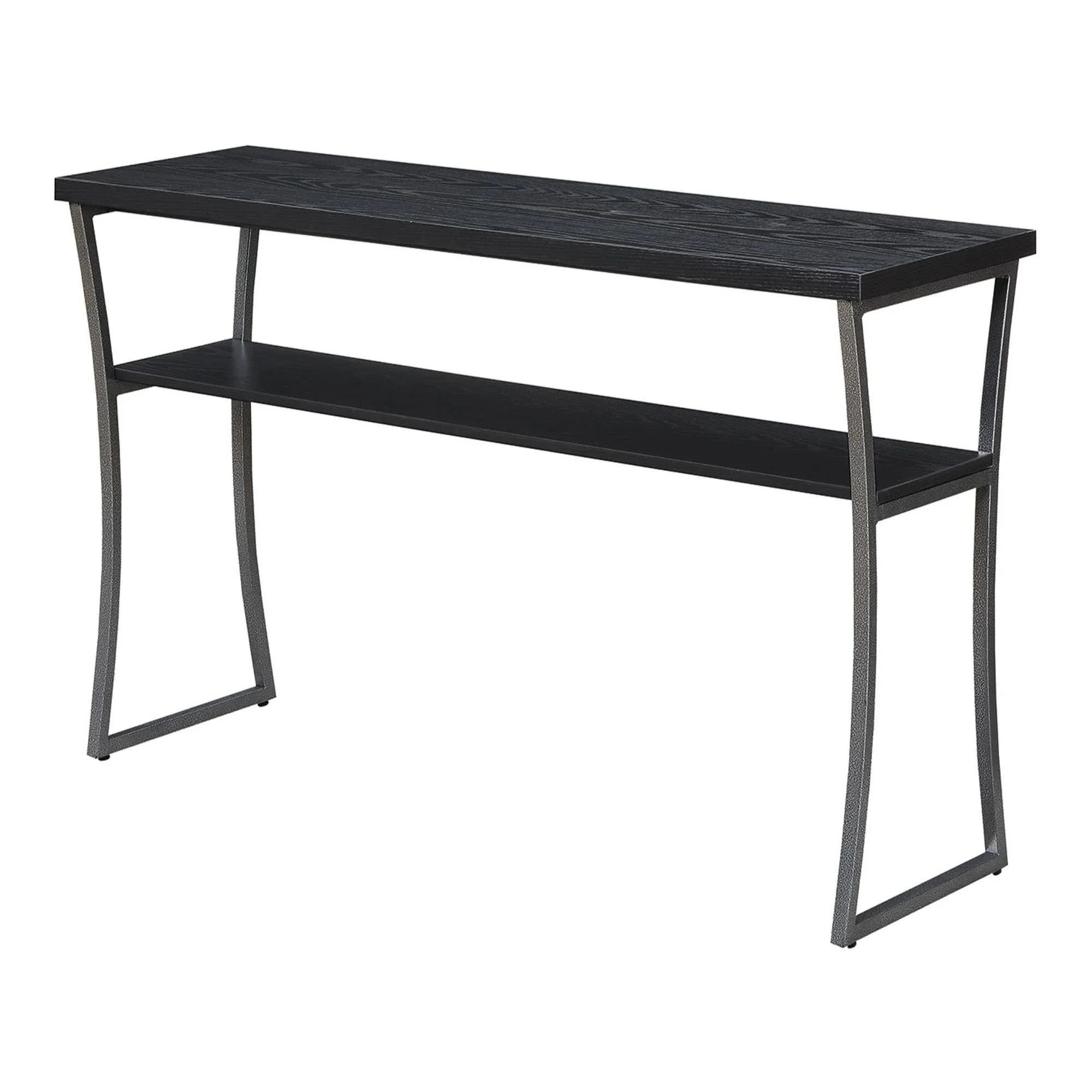 Convenience Concepts 111599BL X-Calibur Console Table, Black Woodgrain