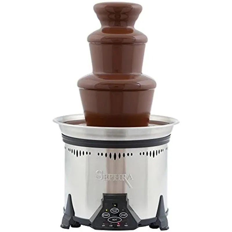 Sephra Elite Chocolate Fountain for Home, Whisper Quiet Motor, Chocolate Fondue ...