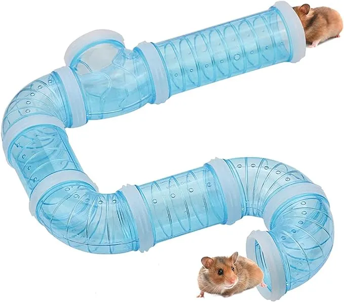 Hamster Tunnel Tube Toy Pet DIY Assorted Toy Playground Tunnel Excercise Toy for Mouse Hamster and Other Small Animals