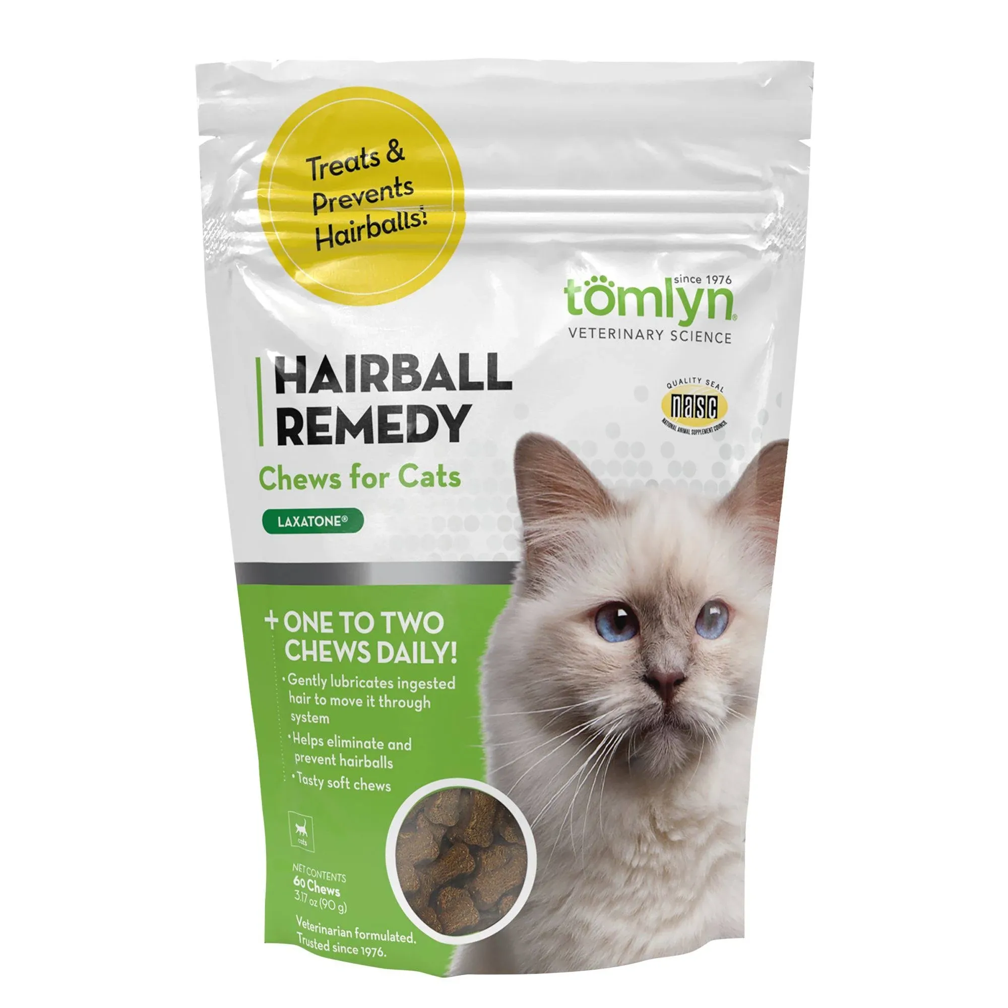 Tomlyn Hairball Remedy Chews for Cats