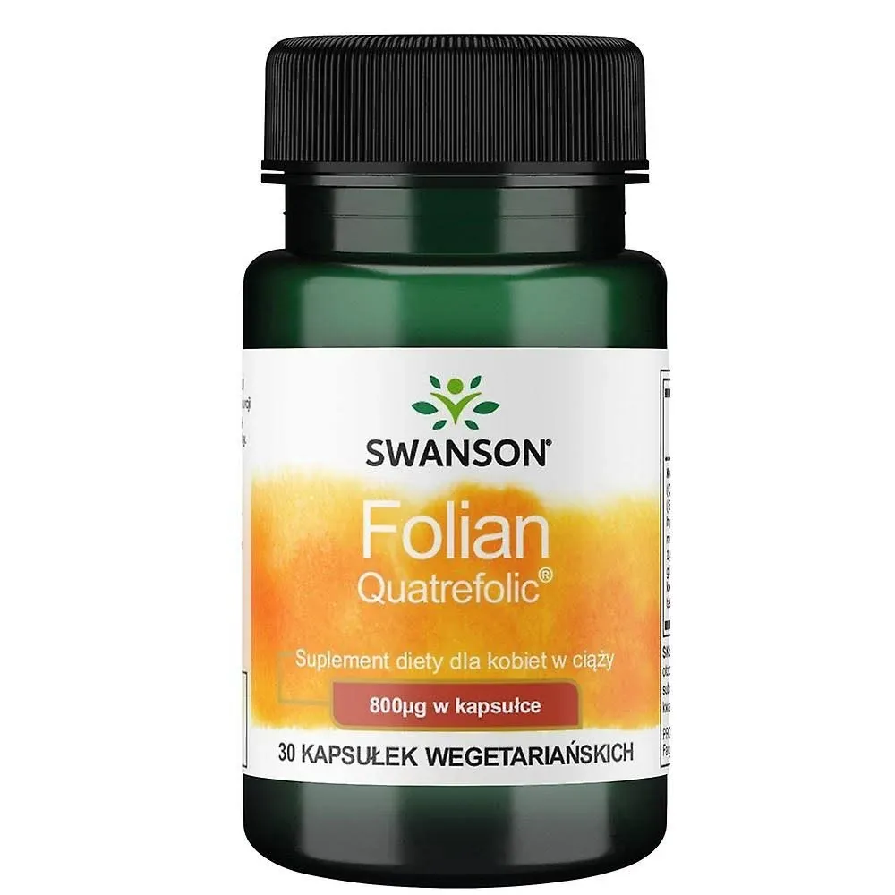 Swanson Folate 5-Methyltetrahydrofolic Acid 800 mcg 30 Capsules