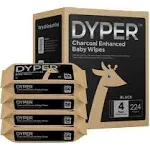 Dyper Charcoal Enhanced Baby Wipes