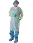 Medline Classic Cover Lightweight Polypropylene Isolation Gowns Yellow Regular / Large 50/Case