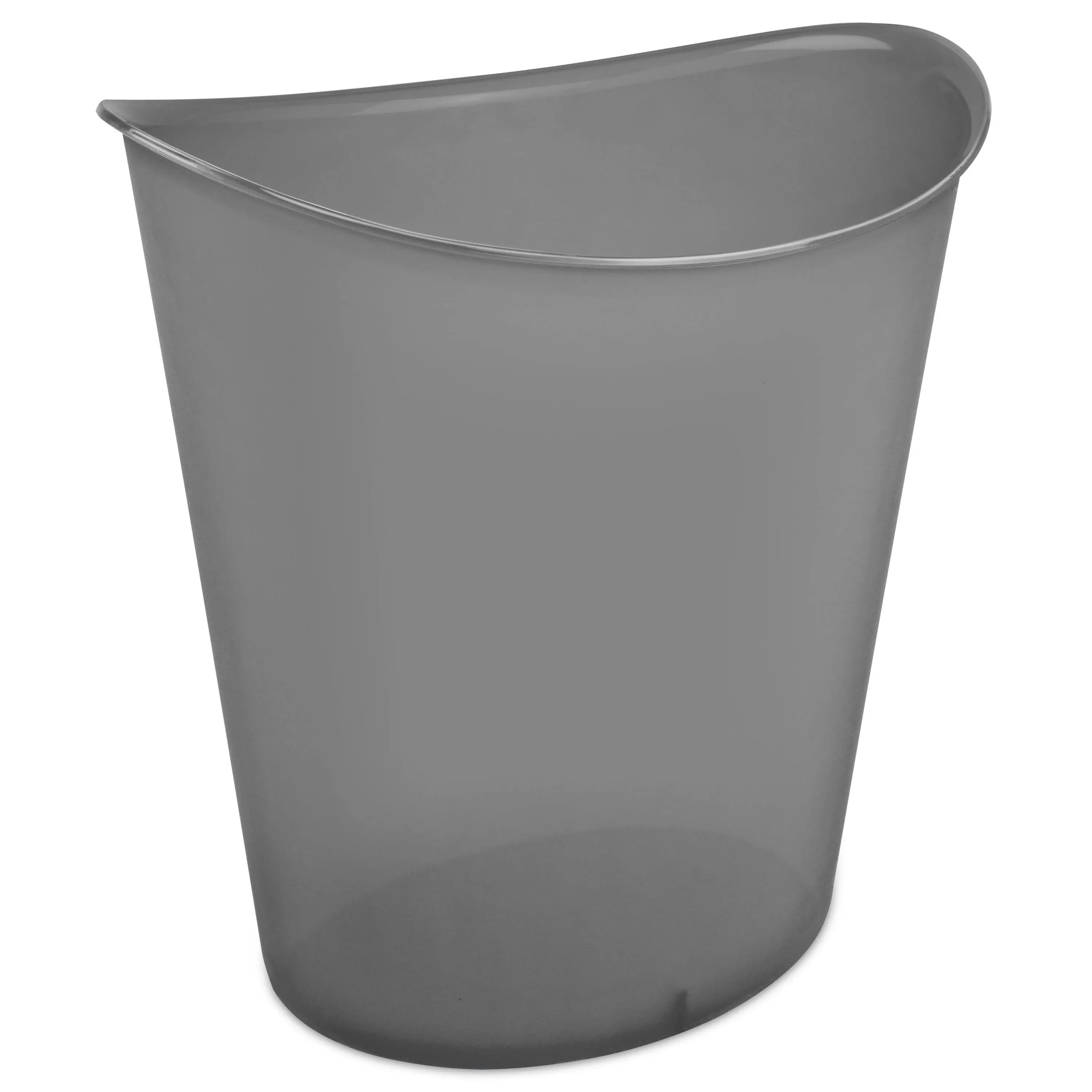 Sterilite 3 Gallon Oval Wastebasket - Gray