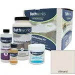 Bathworks Almond High-gloss Anti-skid Tub and Tile Refinishing Paint (1-pint) | BMRK-113