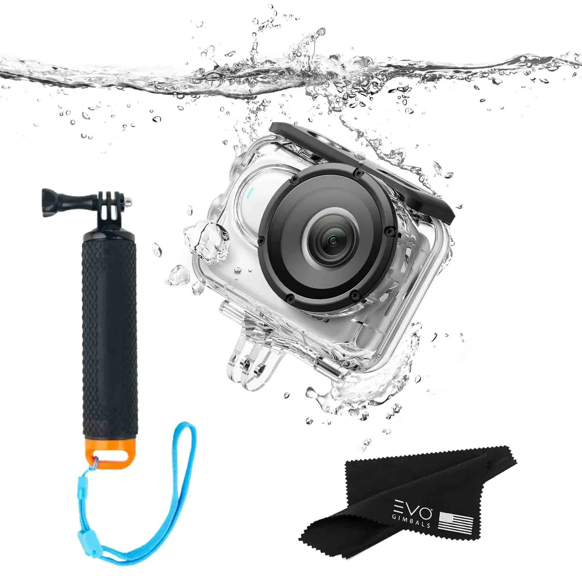 Insta360 GO 3 Dive Kit, Including insta360 GO 3 Dive case and Floating Grip