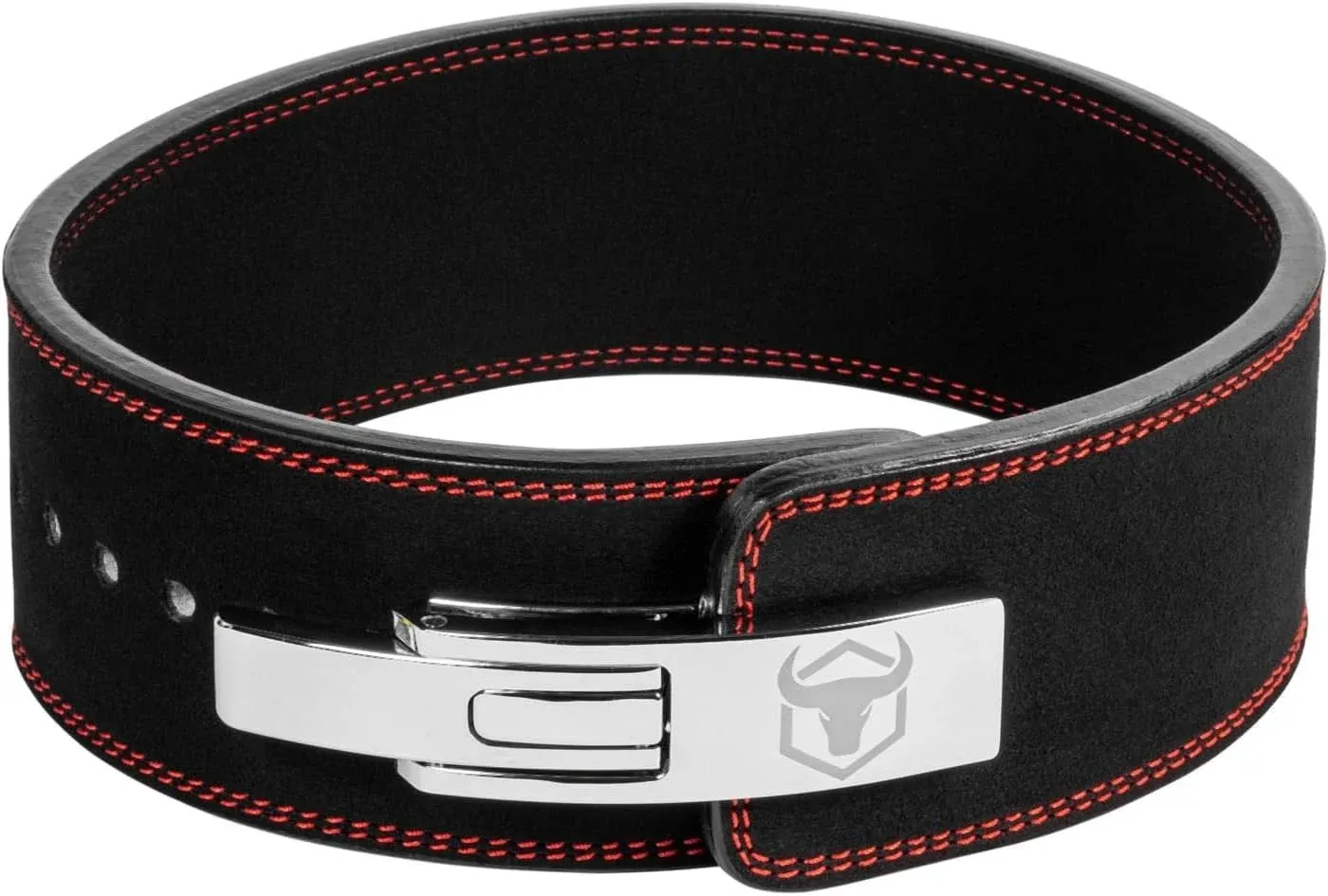 Powerlifting Lever Belt - 10mm / 13mm Weight Lifting Belt (USPA & IPL Approved) for Heavy Weightlifting - Lower Back Leather Support for Deadlifts and Squats