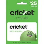 Cricket Wireless Prepaid Refill Card (Email Delivery)