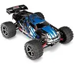 Traxxas - 1/16 Scale E-Revo VXL: 4x4 Brushless Monster Truck w/USB-C (Blue)