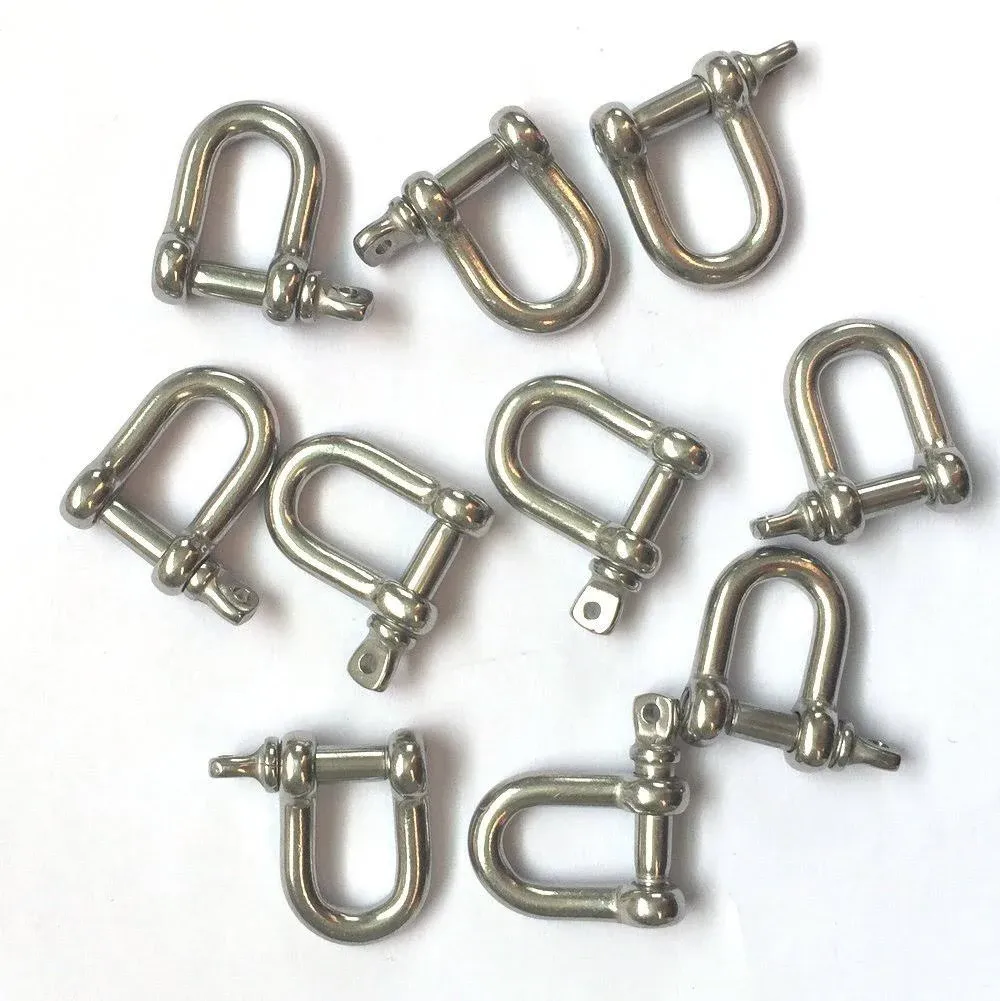 JY Marine Stainless Steel Mini D Shackle