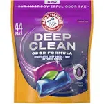 ARM &amp; HAMMER Deep Clean Odor Formula Laundry Detergent Power Paks, 21 Ct.