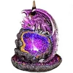 Purple Dragon Backflow Incense Burner w/ LED - 5.75"