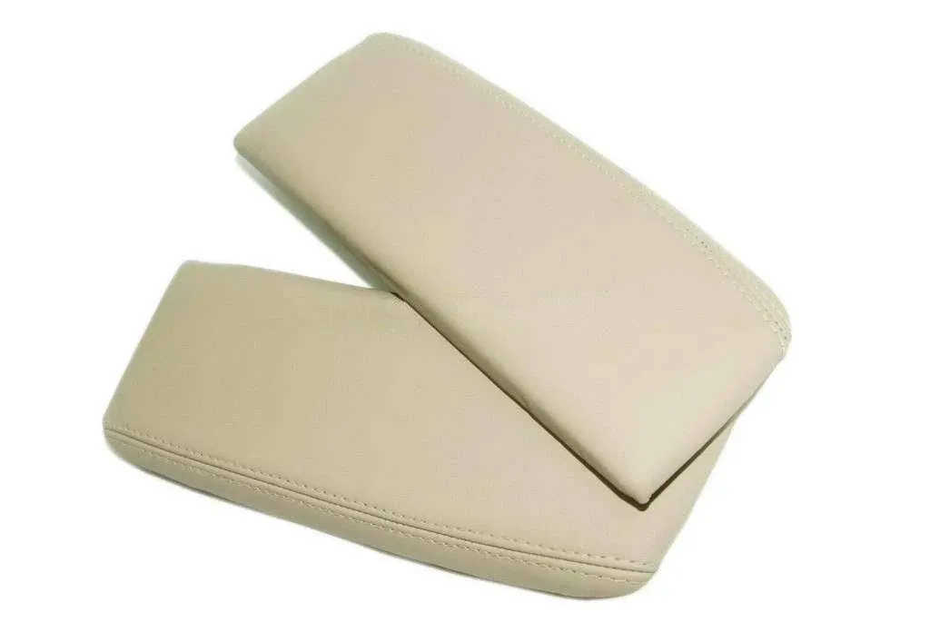 Fits 05-12 Acura RL Faux Leather Armrest Center Console Cover Beige