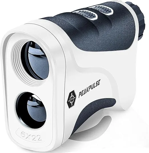 Golf Rangefinder 650/1200/1700Yards Range Finder Golfing Laser Distance Measurement 6X Magnification 0.5 Yard Accuracy Flag Pole Locking Vibration Fast Focus System Tournament Legal