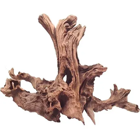 WDEFUN Natural Driftwood for Aquarium Decor, 1-Piece 13''-16'' Large Driftwood for Decorations on Fish Tank, Reptiles Bearded Dragon Accessories or Air Plants