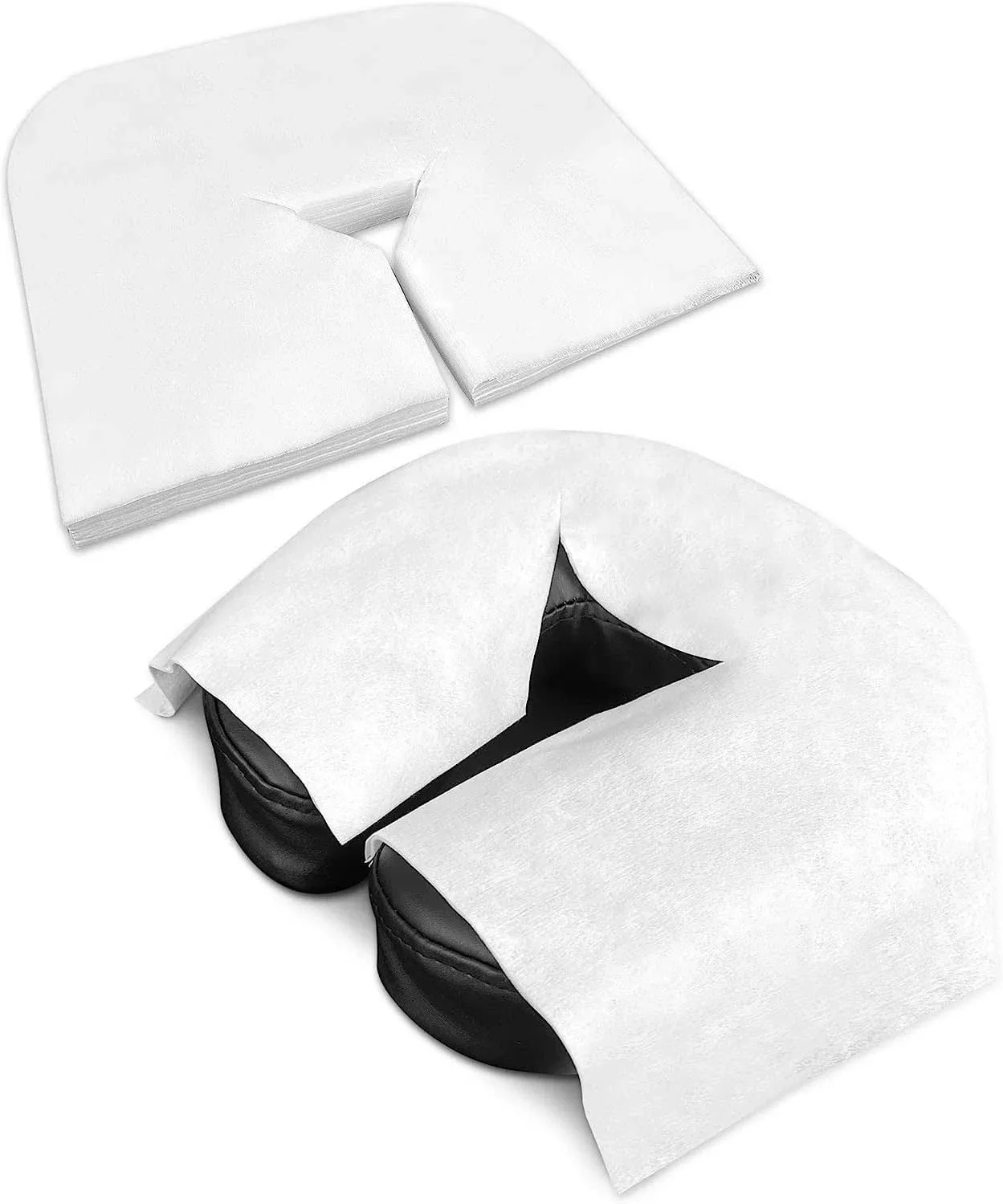 Zen Premium Disposable Face Cradle Covers for Massage Table (300 Count) - 60 ...