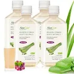 Pure Aloe Vera Juice Grape Flavor by AloeCure 4 Bottles