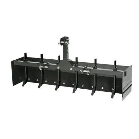 MotoAlliance® Impact Implements CAT-0 Three-Point Box Scraper with 55 inch Width. Great for Leveling, Grading, Landscaping and More!